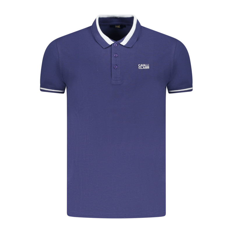 Cavalli class polo marškinėliai TXT64RKB002 Mėlyna