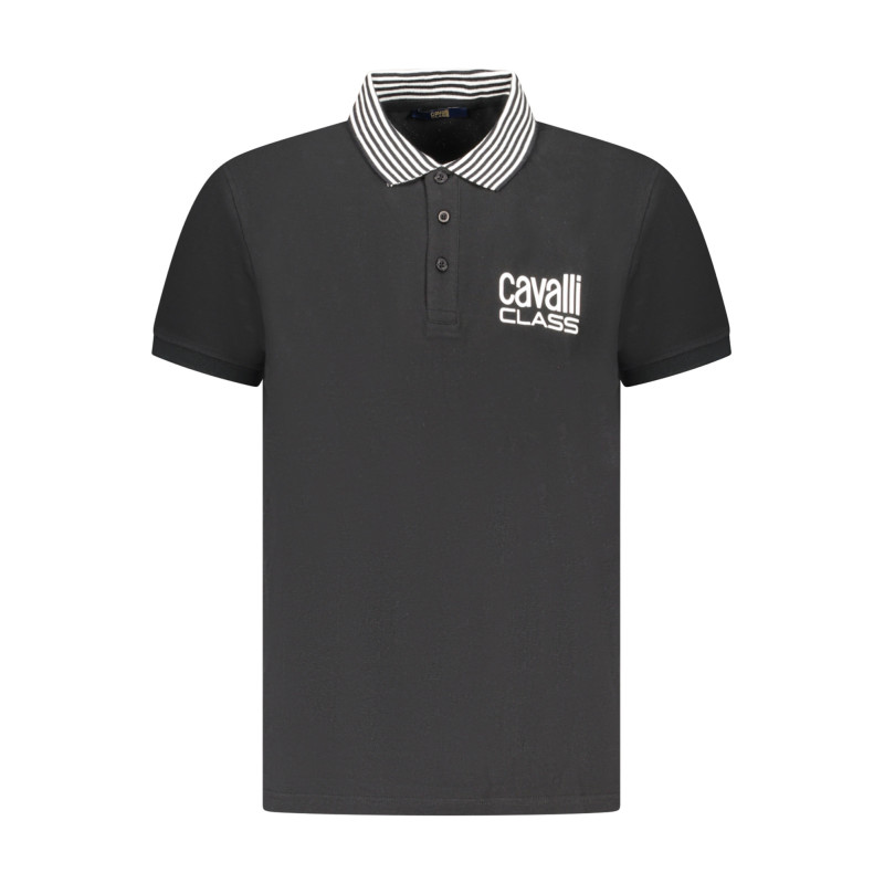 Cavalli class polo marškinėliai TXT64EKB002 Juoda