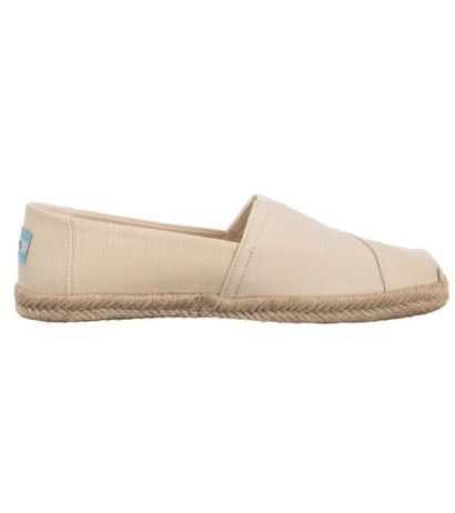 Toms Alpargata Rope Natural Recycled Cotton Slubby Woven 10019682 (TS45-c) sportiniai bateliai