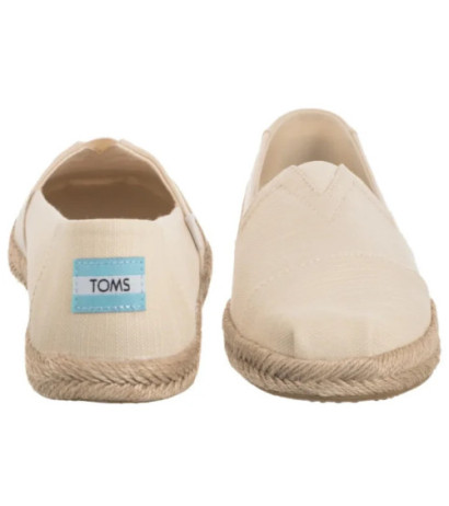 Toms Alpargata Rope Natural Recycled Cotton Slubby Woven 10019682 (TS45-c) sportiniai bateliai