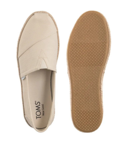 Toms Alpargata Rope Natural Recycled Cotton Slubby Woven 10019682 (TS45-c) sportiniai bateliai