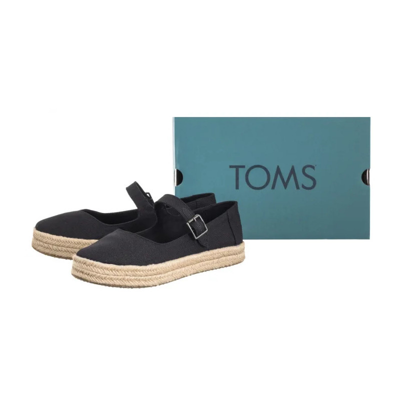 Toms Carolina Mary Jane Black Heavy Canvas 10021878 (TS51-a) bateliai