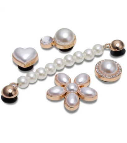 Crocs Jibbitz™ Dainty Pearl Jewelry 5-Pack 10013133 (CR362-a) aksesuaras