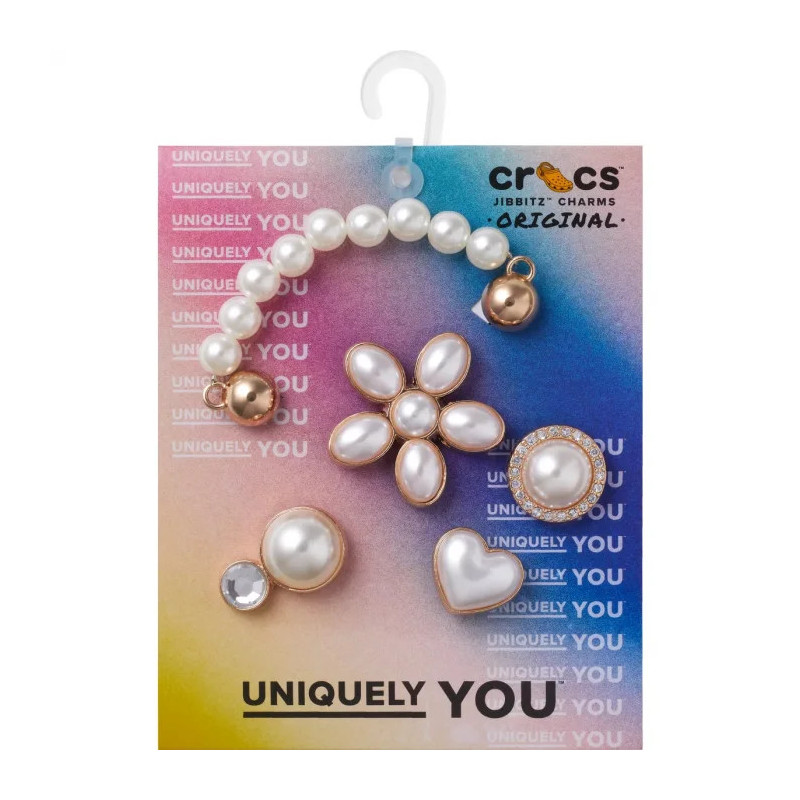 Crocs Jibbitz™ Dainty Pearl Jewelry 5-Pack 10013133 (CR362-a) aksesuaras
