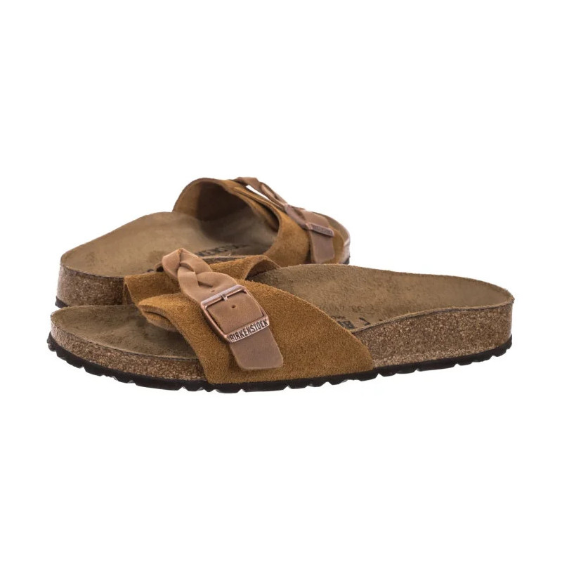 Birkenstock Oita Braided Mink 1026742 (BK264-d) Moteriški batai/šlepetės