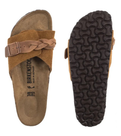 Birkenstock Oita Braided Mink 1026742 (BK264-d) Moteriški batai/šlepetės