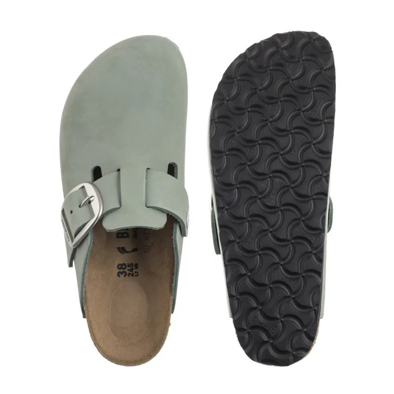 Birkenstock Boston Big Buckle Pure Sage 1029303 (BK267-d) Moteriški batai/šlepetės