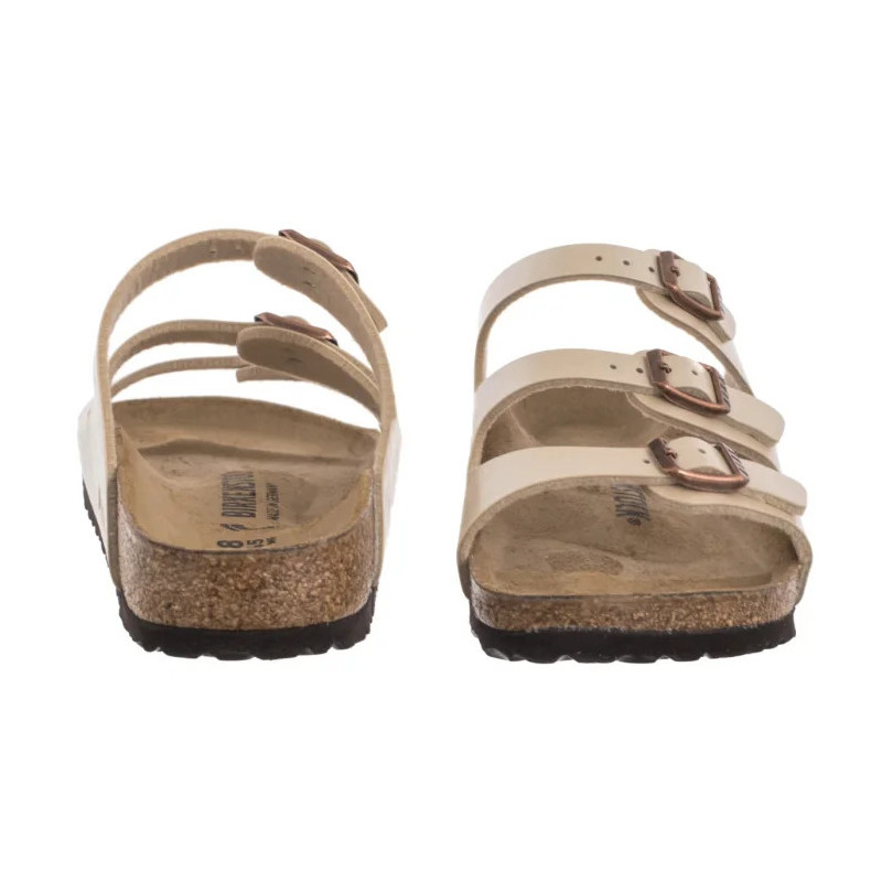 Birkenstock Florida Bs Graceful Pearl White 1029818 (BK299-b) Moteriški batai/šlepetės