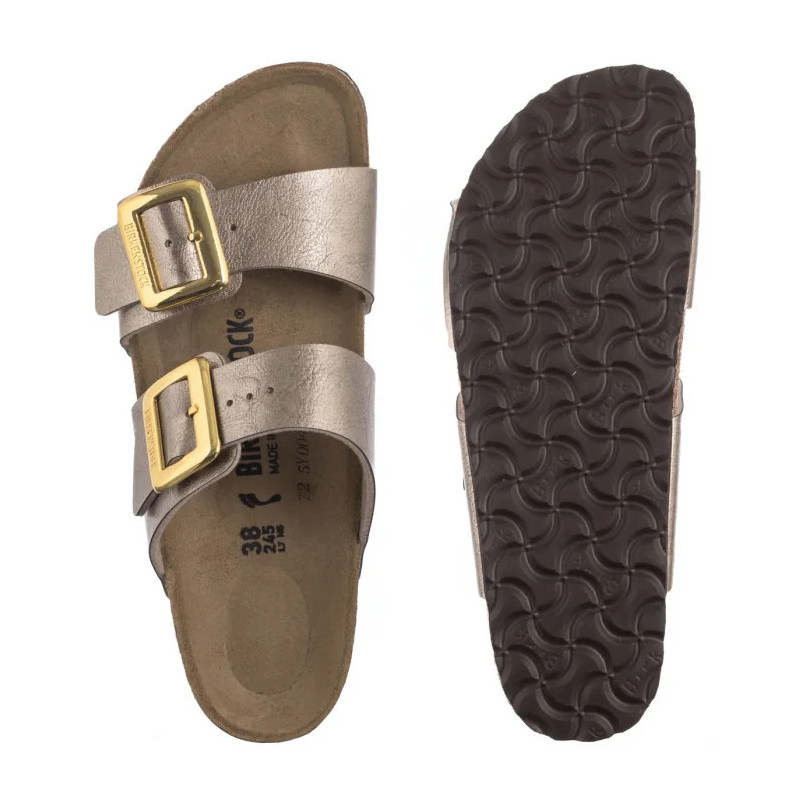 Birkenstock Sydney Cushion Buckle Graceful Taupe 1029372 (BK301-b) Moteriški batai/šlepetės