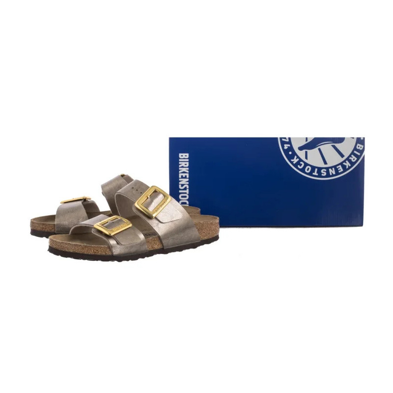Birkenstock Sydney Cushion Buckle Graceful Taupe 1029372 (BK301-b) Moteriški batai/šlepetės