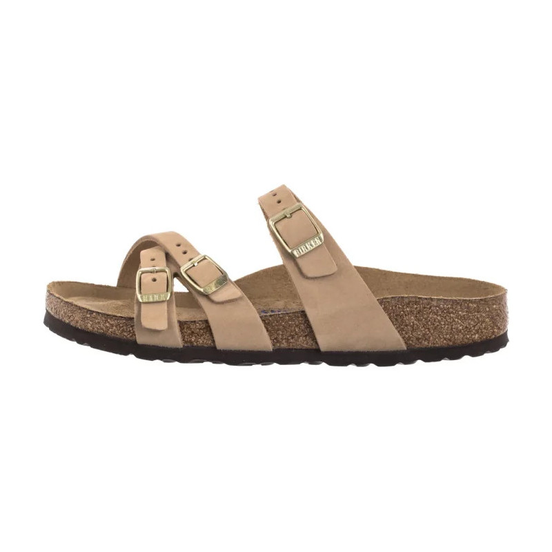 Birkenstock Franca Soft Footbed Sandcastle 1022973 (BK304-a) Moteriški batai/šlepetės