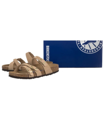 Birkenstock Franca Soft Footbed Sandcastle 1022973 (BK304-a) Moteriški batai/šlepetės