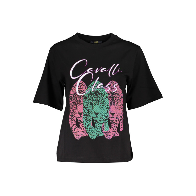 Cavalli class marškinėliai QXT62GJD060 Juoda