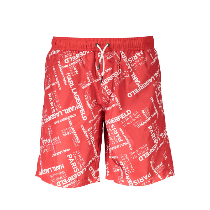 Karl lagerfeld beachwear maudymosi apranga  KL20MBL01 Raudona