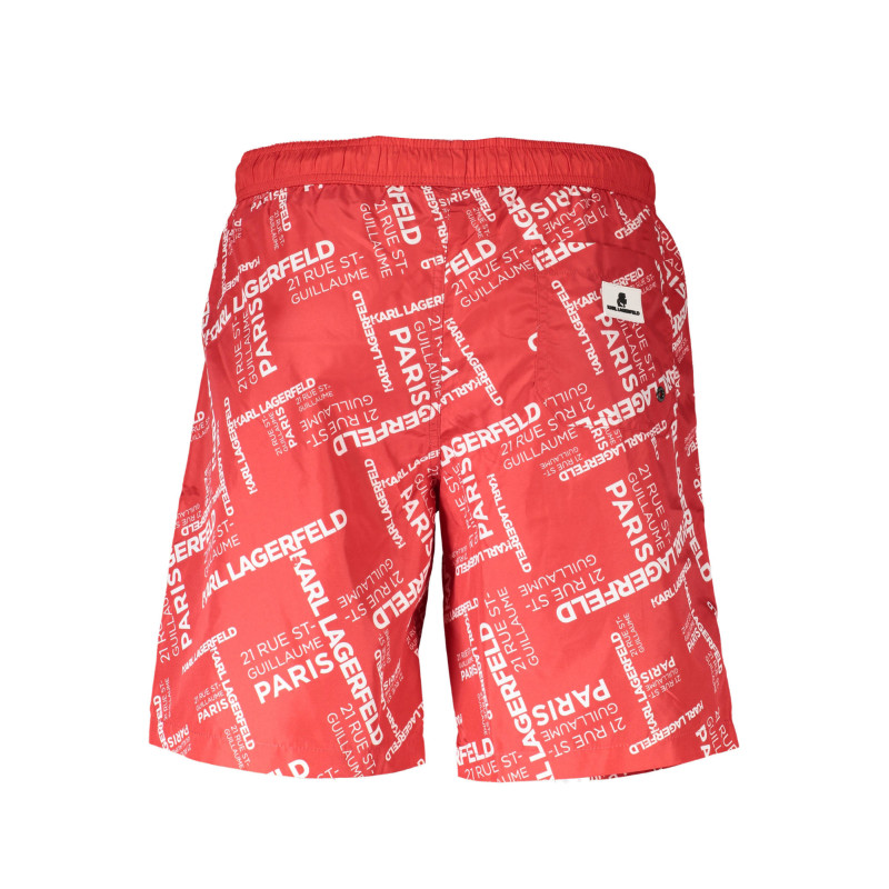 Karl lagerfeld beachwear maudymosi apranga  KL20MBL01 Raudona