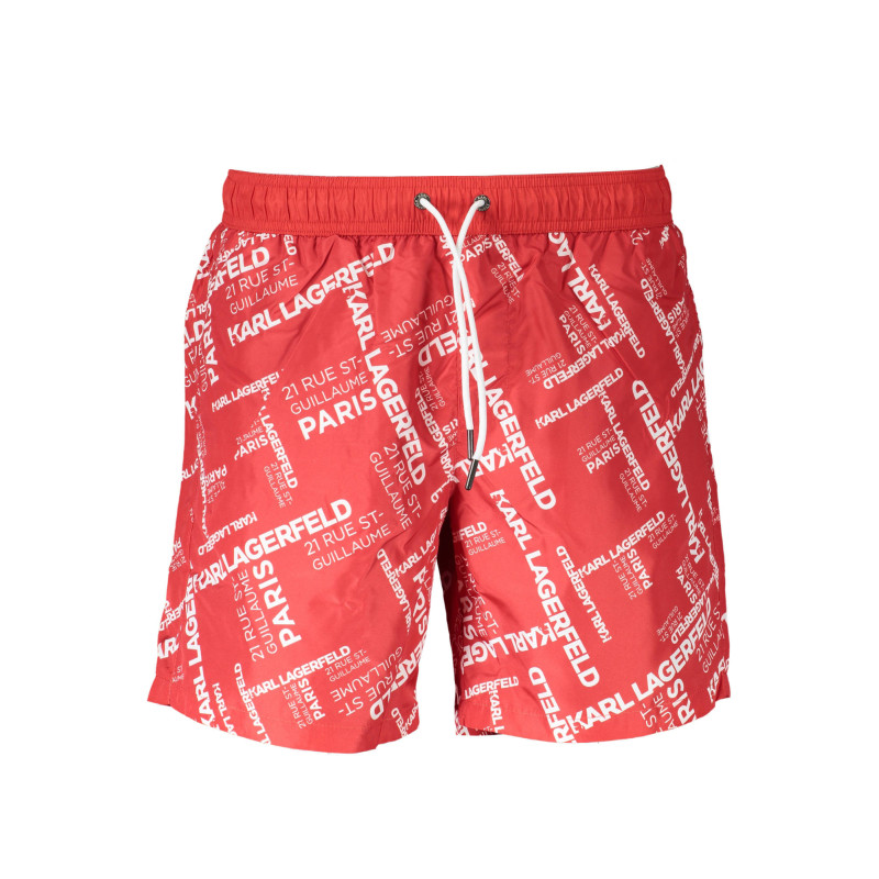 Karl lagerfeld beachwear maudymosi apranga  KL20MBM08 Raudona