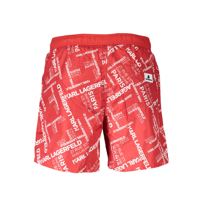 Karl lagerfeld beachwear maudymosi apranga  KL20MBM08 Raudona