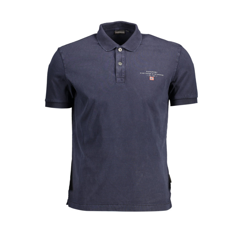 Napapijri polo marškinėliai NP0A4GB4ELBASJERSEY Mėlyna