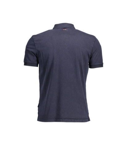 Napapijri polo marškinėliai NP0A4GB4ELBASJERSEY Mėlyna
