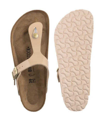 Birkenstock Gizeh Patent Patent Sand 1013075 (BK51-f) šlepetės