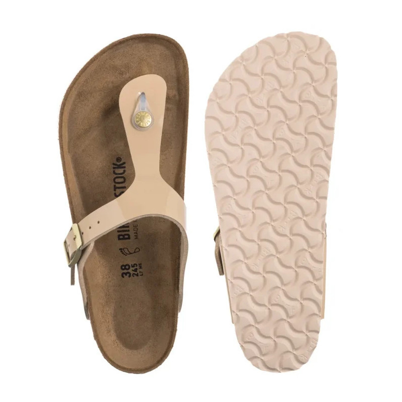 Birkenstock Gizeh Patent Patent Sand 1013075 (BK51-f) šlepetės