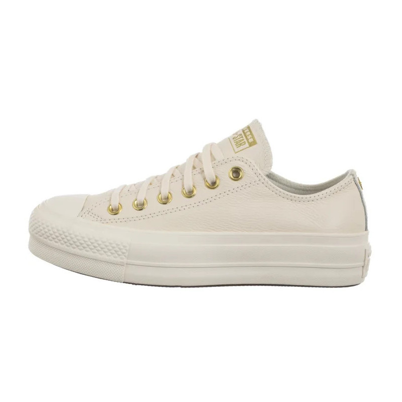 Converse CTAS Lift Ox Egret/Egret/Gold A12765C (CO766-a) bateliai