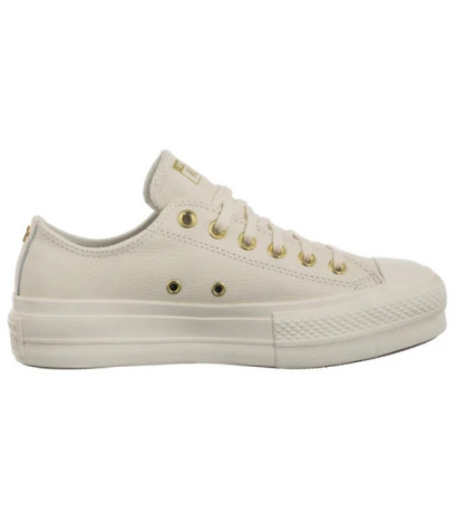 Converse CTAS Lift Ox Egret/Egret/Gold A12765C (CO766-a) bateliai