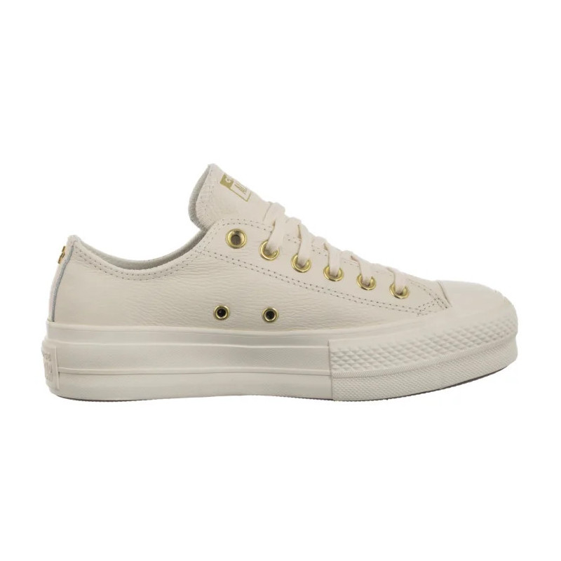 Converse CTAS Lift Ox Egret/Egret/Gold A12765C (CO766-a) bateliai