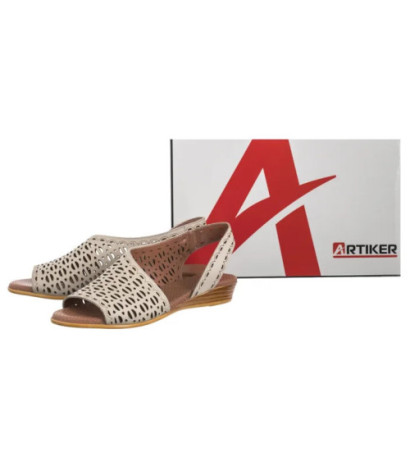 Artiker Beżowe 56C2550 (AR167-a) sandalai