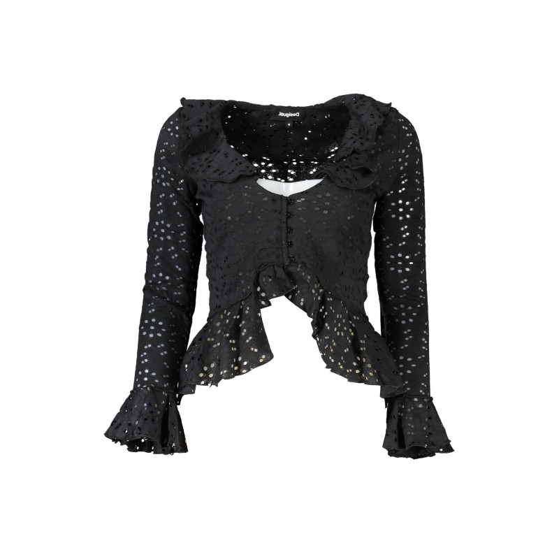 Desigual marškiniai 23SWTKBY Juoda