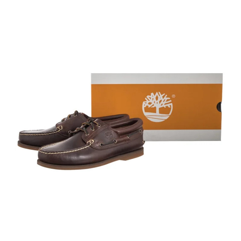 Timberland Classic Boat 3 Eye P Brown 176015 214 (TI147-a) batai