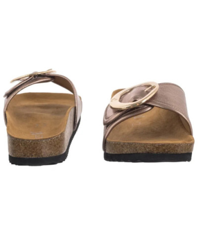 Caprice Złote 9-27401-44 341 Taupe Metallic (CP443-a) Moteriški batai/šlepetės