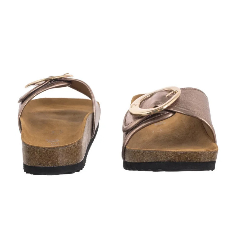 Caprice Złote 9-27401-44 341 Taupe Metallic (CP443-a) Moteriški batai/šlepetės