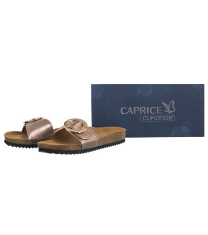 Caprice Złote 9-27401-44 341 Taupe Metallic (CP443-a) Moteriški batai/šlepetės