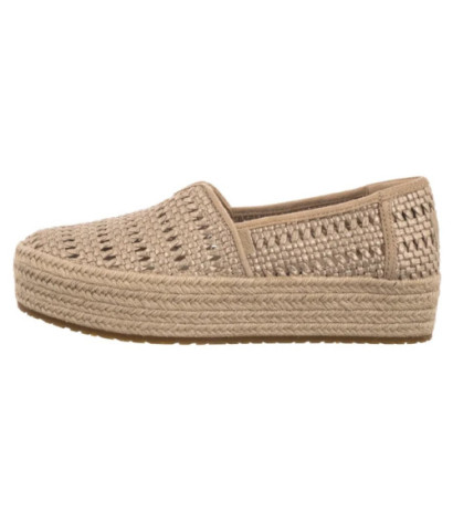 Toms Valencia Champagne Metallic Basket Weave 10021921 (TS52-a) bateliai