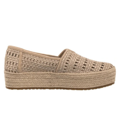 Toms Valencia Champagne Metallic Basket Weave 10021921 (TS52-a) bateliai