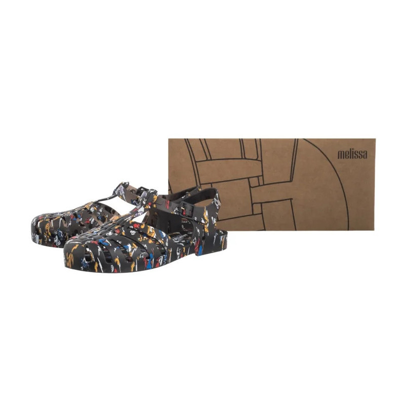 Melissa Possession Print+Mic 33443/54089 Black/Multicolor (ML363-a) sandalai