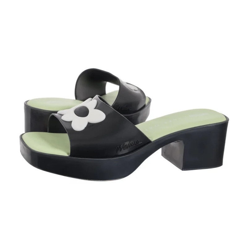 Melissa Shape+Lazy Oaf AD 33566/AA391 Smoke/Black/Green (ML364-a) Moteriški batai/šlepetės