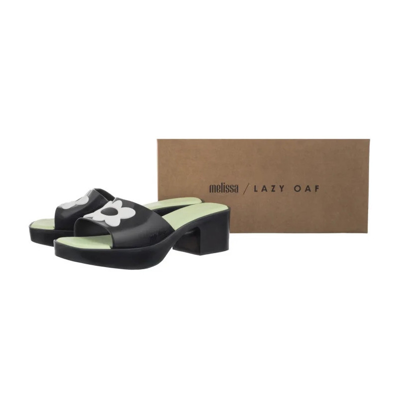 Melissa Shape+Lazy Oaf AD 33566/AA391 Smoke/Black/Green (ML364-a) Moteriški batai/šlepetės