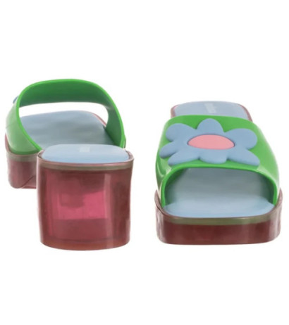 Melissa Shape+Lazy Oaf AD 33566/AA387 Pink/Green/Blue (ML364-b) Moteriški batai/šlepetės