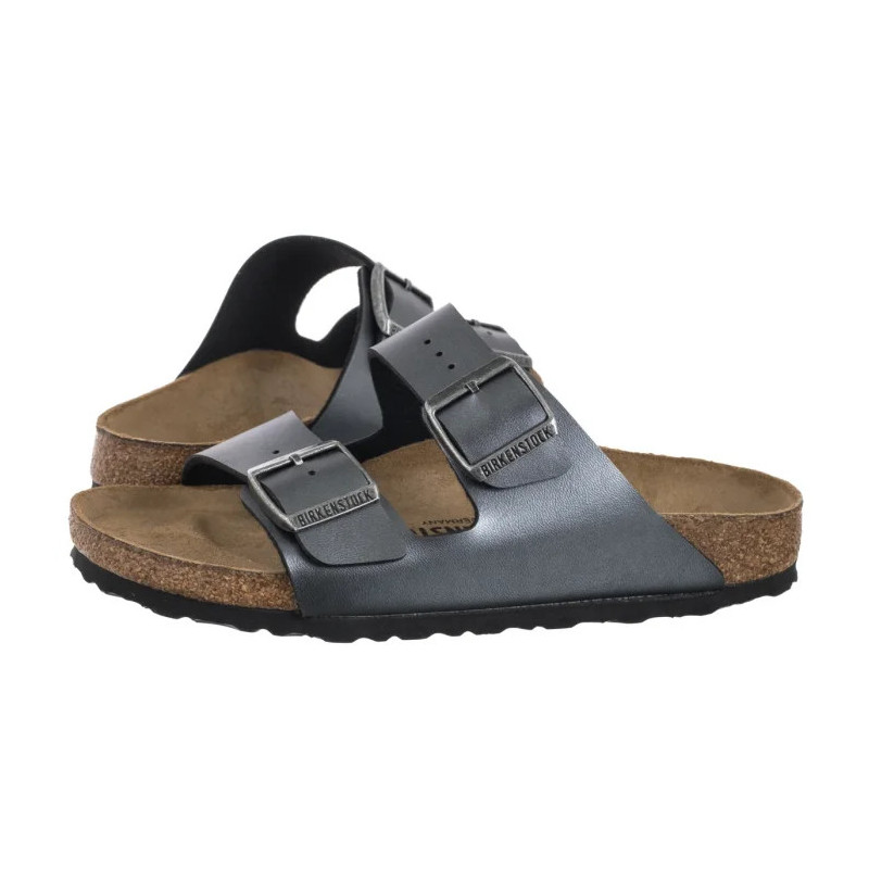 Birkenstock Arizona BS Metallic Black 1029224 (BK309-a) Moteriški batai/šlepetės