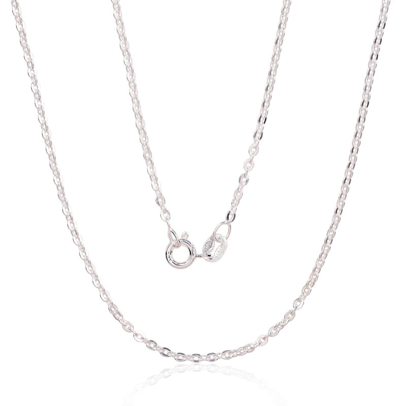 Sidabrinė grandinėlė Anchor round 2 mm , briaunų apdirbimas deimantu 2400158, Sidabras 925°