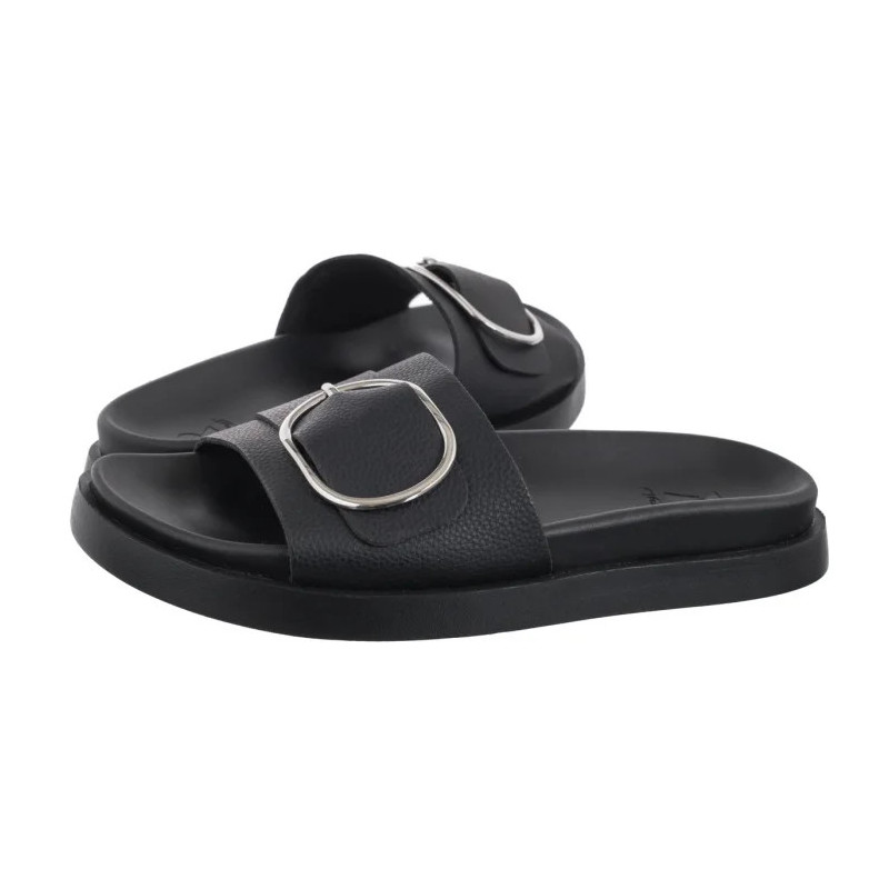 Rieker Czarne W1453-00 Black (RI273-a) Moteriški batai/šlepetės