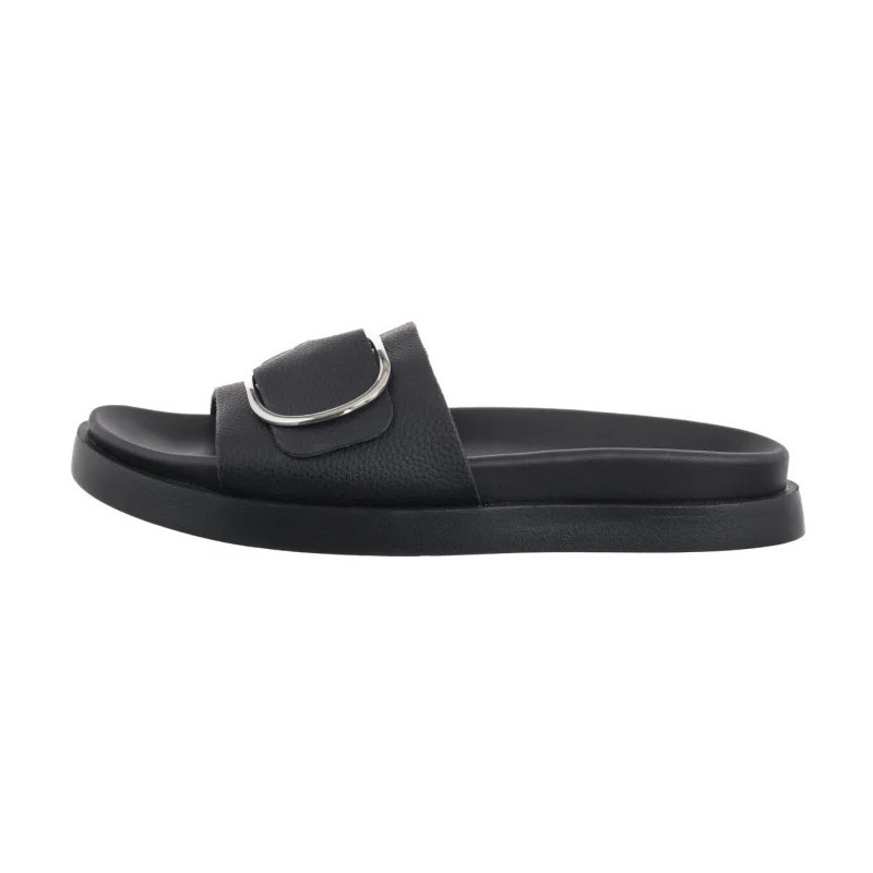 Rieker Czarne W1453-00 Black (RI273-a) Moteriški batai/šlepetės