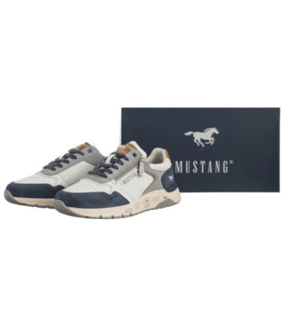 Mustang Białe 4200-302-834 (MU591-a) sportiniai bateliai