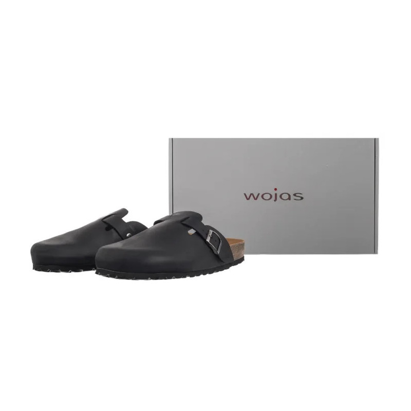 Wojas Czarne 32021-91 (WO304-a) šlepetės