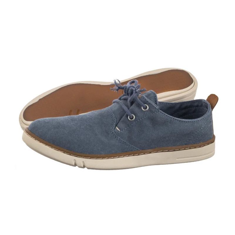 Timberland Hookset Low Lace Sneaker Dark Blue Canvas 0A6CNJ EP4  (TI151-a) batai