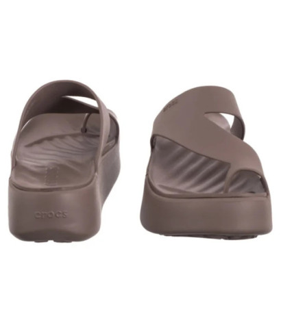 Crocs Getaway Platform Toe Loop Truffle 210834-0LF (CR375-a) šlepetės