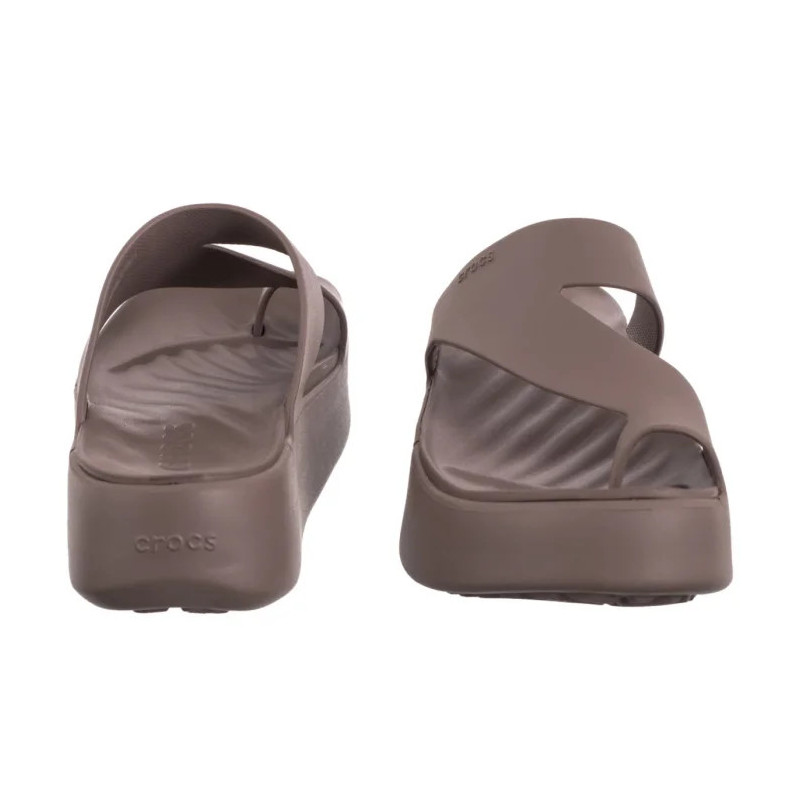 Crocs Getaway Platform Toe Loop Truffle 210834-0LF (CR375-a) šlepetės