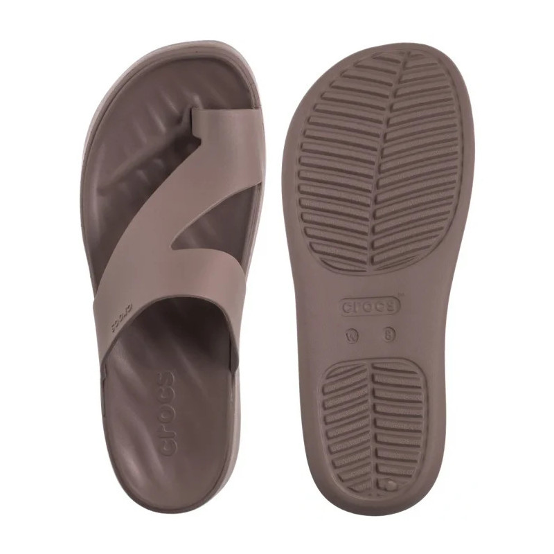 Crocs Getaway Platform Toe Loop Truffle 210834-0LF (CR375-a) šlepetės